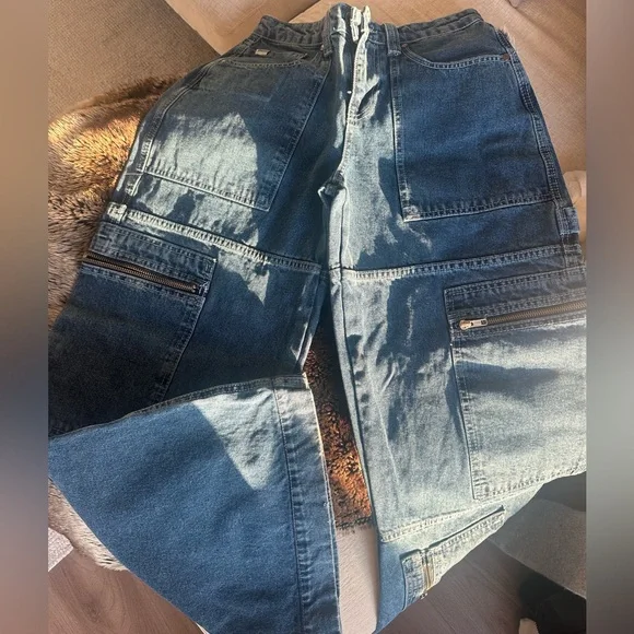 The Ragged Priest Creep Wide-Leg Combat Jeans - Picture 4 of 6